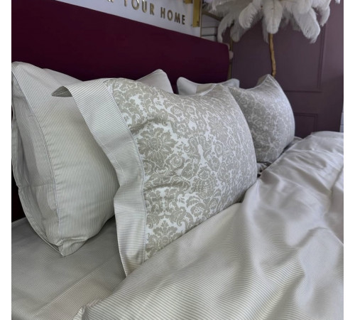 Rose Marine Twin семейное постельное белье Maison D'or бежевый