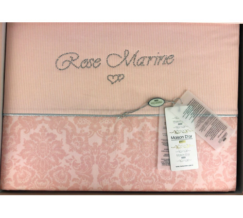 Rose Marine двуспальное постельное белье персиковый