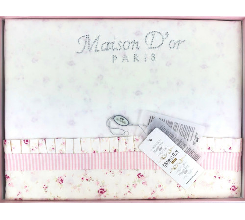 Roses Twin семейное постельное белье Maison D'or молочный