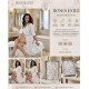 Roses Estee long женский халат Maison D'or фиолетовый 