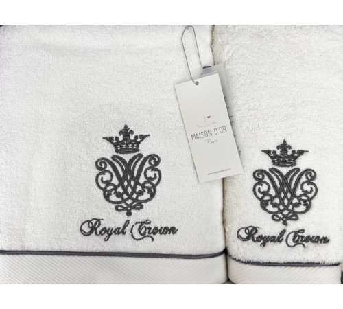 Набор полотенец Royal белый Maison D'or