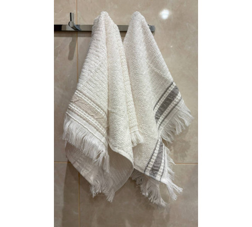 Serviette набор 6 шт 30х30 см полотенце Maison D'or серый