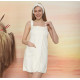 Набор килт + тапочки женский Sauna Skirt ванильный