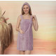Набор килт + тапочки женский Sauna Skirt фиолетовый