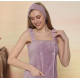 Набор килт + тапочки женский Sauna Skirt фиолетовый