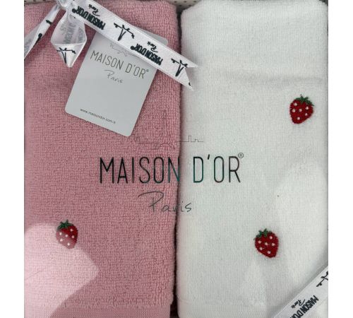 Набор полотенец Strawberry 40×60 см Maison D'or 