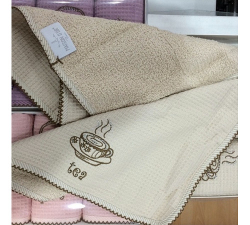 Набор полотенец Wafer Terry 40×70 см розовый Maison D'or